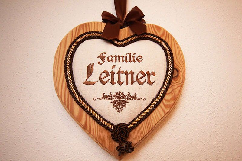 Familie Leitner Holzherz