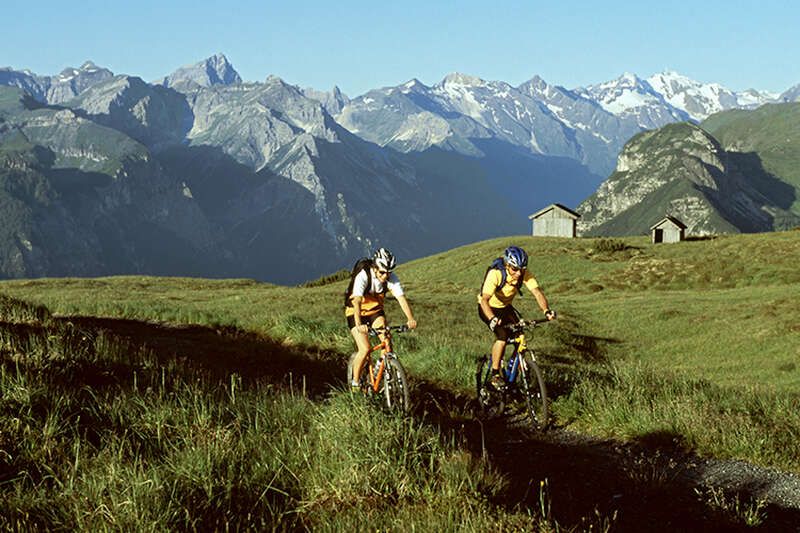 Mountainbiker in Tirol